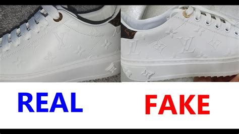 louis vuitton trainer sneaker fake vs real|Louis Vuitton sneakers serial number.